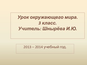 Презентация к уроку окружающего мира Органы чувств. 3 класс. презентация к уроку по окружающему миру (3 класс) по теме