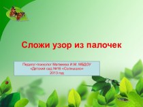 Электронное пособие для дошкольников от 5 до 7 лет. Волшебные палочки презентация к занятию (подготовительная группа)