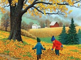 Осень золотая презентация к уроку (старшая группа)