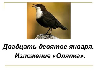 изложение Оляпка Учебник Канакина презентация к уроку по русскому языку (2 класс)