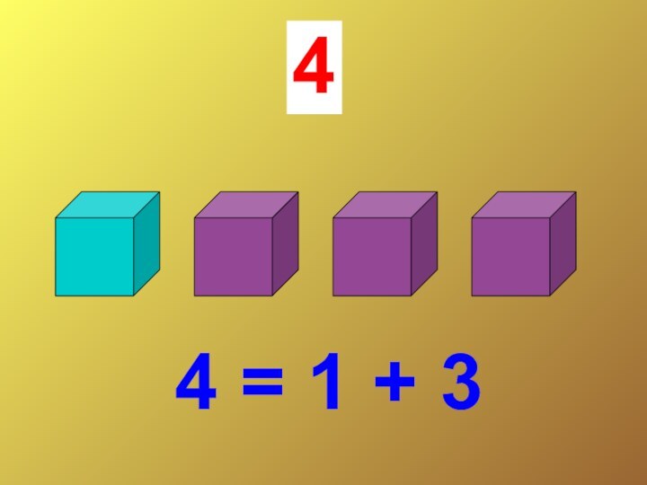 4 = 1 + 34