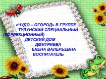 Презентация Огород на окне презентация к занятию по окружающему миру (старшая группа) по теме