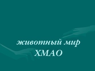 Животный мир ХМАО - Югры презентация к уроку по окружающему миру (4 класс) по теме