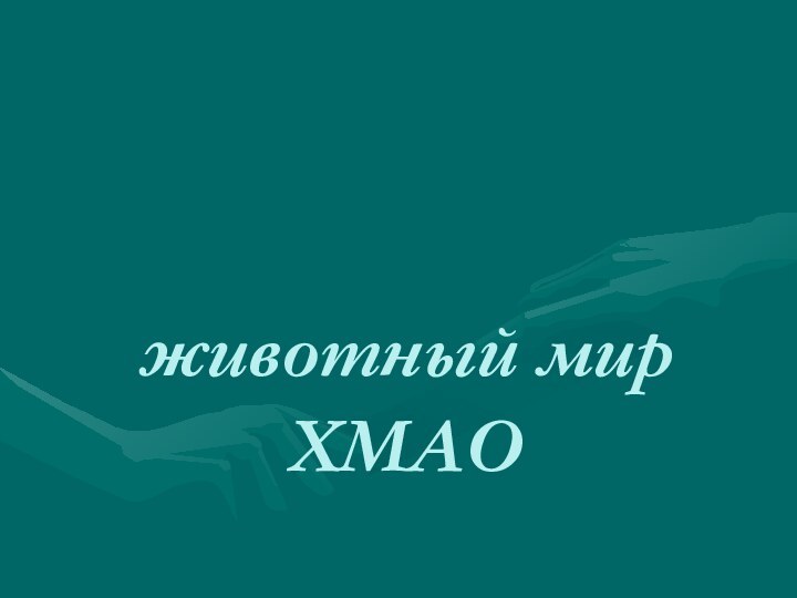 животный мир ХМАО