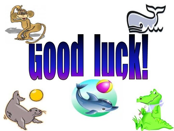 Good luck!