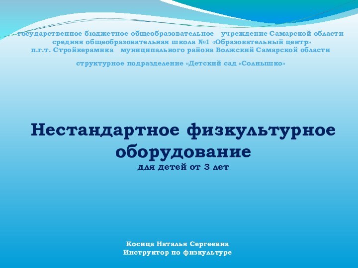 государственное бюджетное общеобразовательное  учреждение Самарской области   средняя общеобразовательная школа