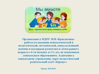 Психолого-педагогический родительский клуб Карапуз презентация