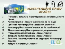 КОНСТИТУЦІЙНЕ ПРАВО УКРАЇНИ