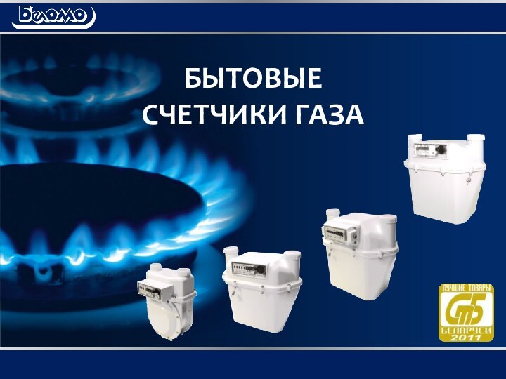 БЫТОВЫЕ  СЧЕТЧИКИ ГАЗА