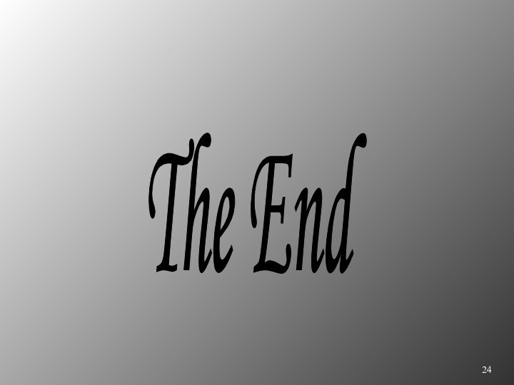 The End