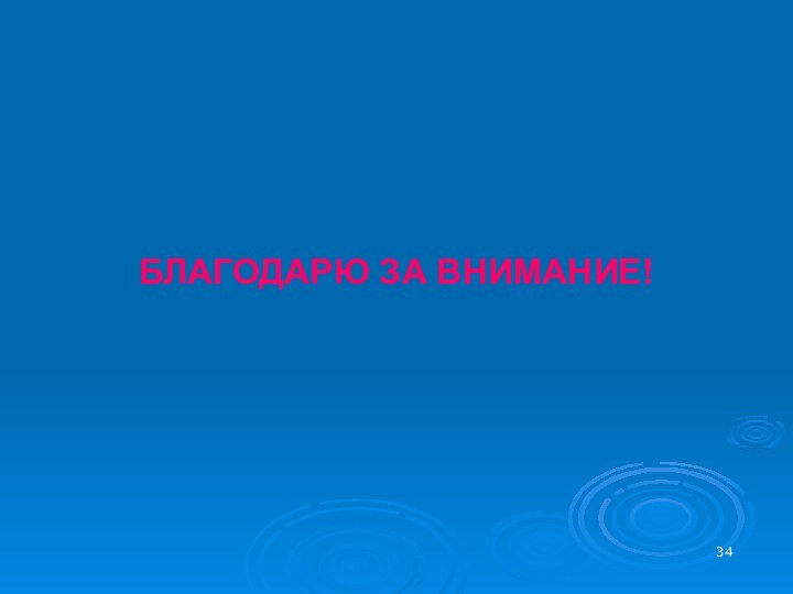 БЛАГОДАРЮ ЗА ВНИМАНИЕ!