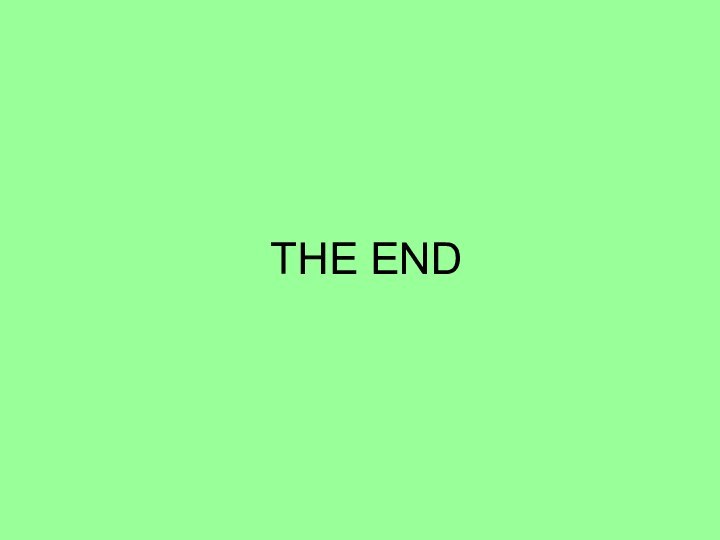 THE END