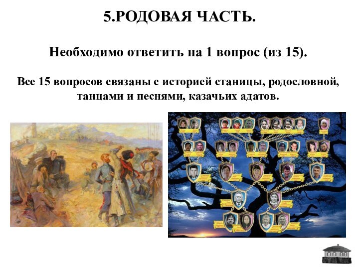 5.РОДОВАЯ ЧАСТЬ.Необходимо ответить на 1 вопрос (из 15).Все 15 вопросов связаны с