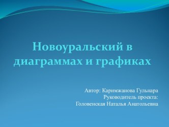 Новоуральский в диаграммах и графиках