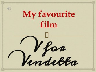 V for Vendetta