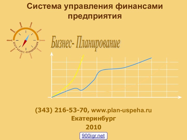 Система управления финансами предприятия(343) 216-53-70, www.plan-uspeha.ruЕкатеринбург2010Бизнес- Планирование