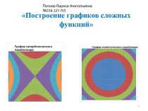 Построение графиков сложных функций