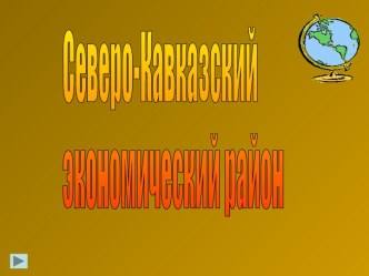 Северо-Кавказский экономический район