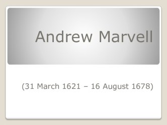 Andrew Marvell