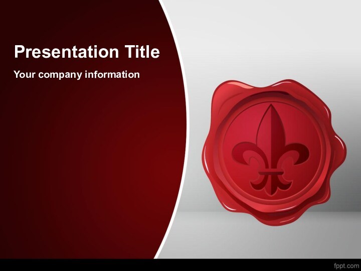 Presentation TitleYour company information