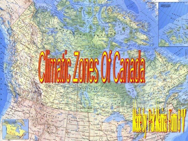 Climatic Zones Of Canada Made by Pak Marina Form 8 ‘V’