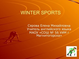 Winter sports