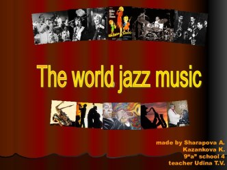 The world jazz music