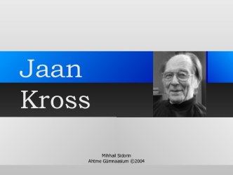 Jaan Kross