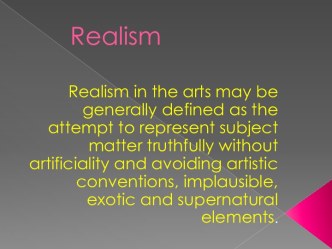 Realism