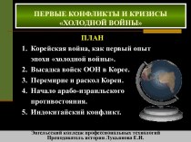 Первые конфликты и кризисы Холодной войны