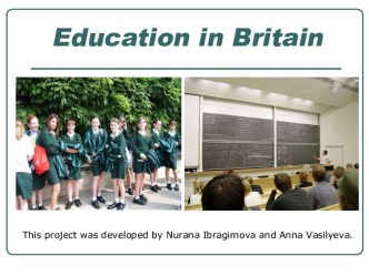 Education in Britain