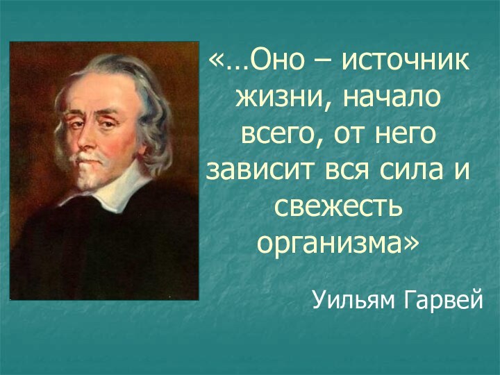 «…Оно – источник жизни, начало всего, от него зависит вся