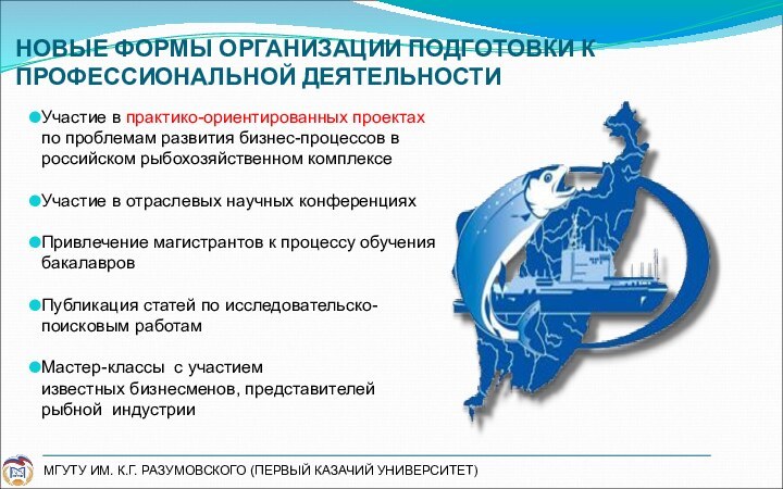 НОВЫЕ ФОРМЫ ОРГАНИЗАЦИИ ПОДГОТОВКИ К ПРОФЕССИОНАЛЬНОЙ ДЕЯТЕЛЬНОСТИУчастие в практико-ориентированных проектах по проблемам