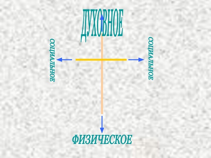 ДУХОВНОЕ ФИЗИЧЕСКОЕ СОЦИАЛЬНОЕ СОЦИАЛЬНОЕ