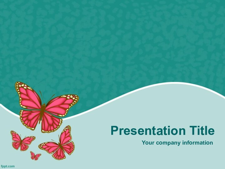 Presentation TitleYour company information