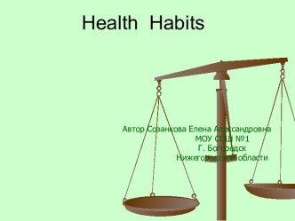 Health Habits