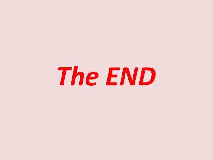 The END