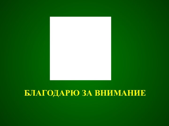 БЛАГОДАРЮ ЗА ВНИМАНИЕ