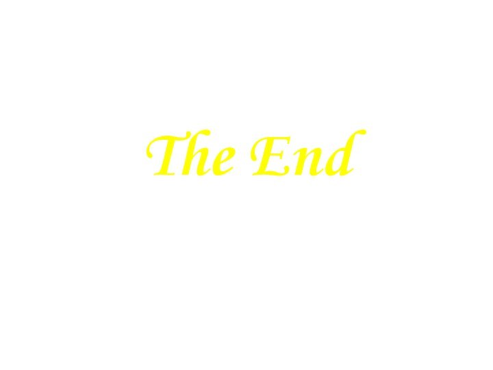 The End