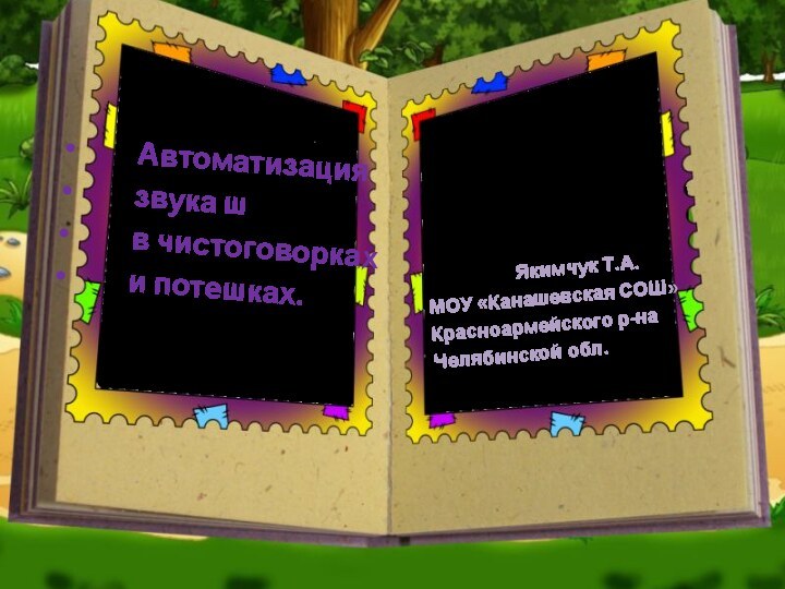 Автоматизация    звука ш