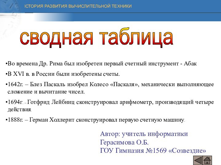 Во времена Др. Рима был изобретен первый счетный инструмент - АбакВ XVI