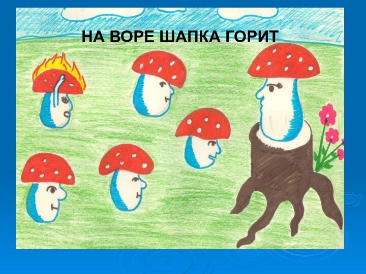 НА ВОРЕ ШАПКА ГОРИТ