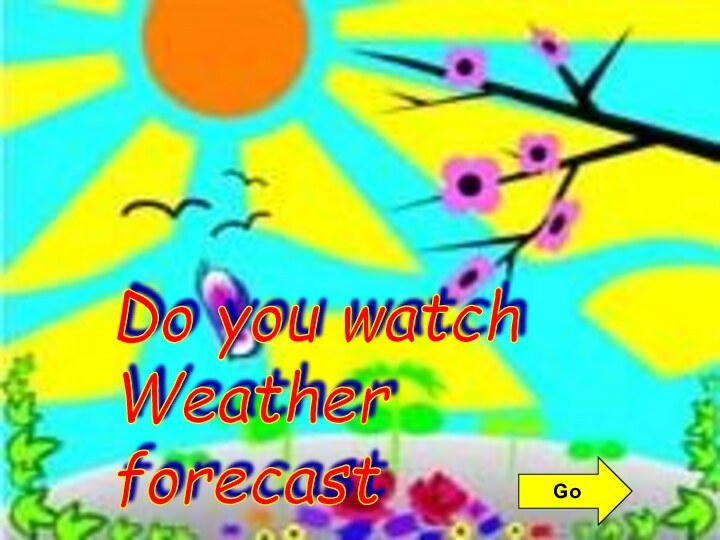 GoDo you watch  Weather  forecast