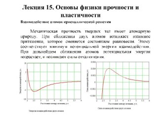 Основы физики прочности и пластичности