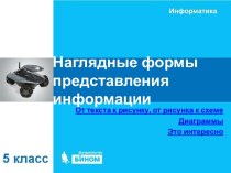 Наглядные формы представления информации