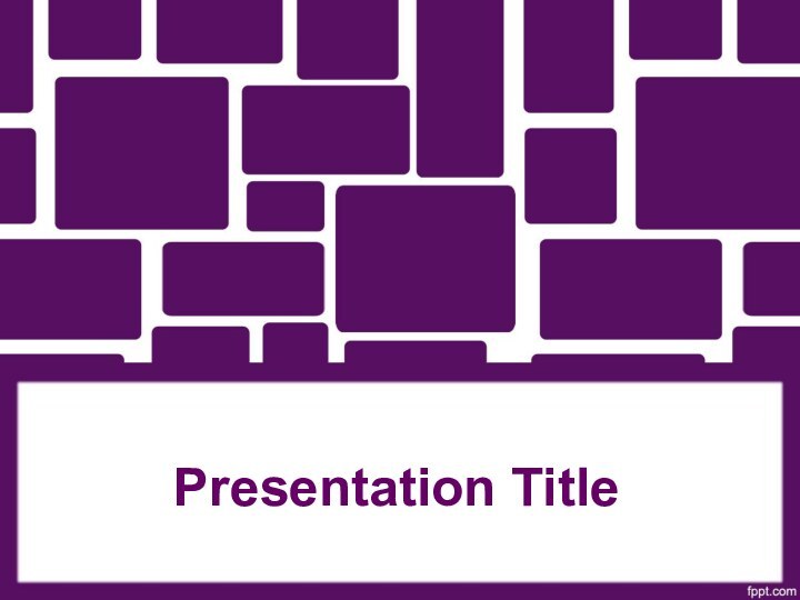 Presentation Title