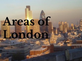 Areas of London