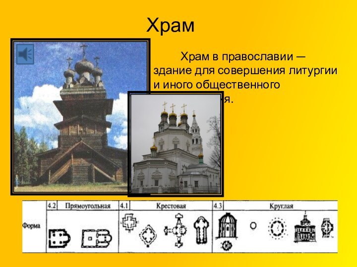 Храм        Храм в православии —