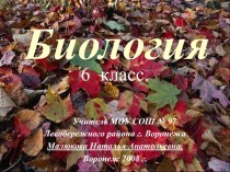 Биология 6 класс