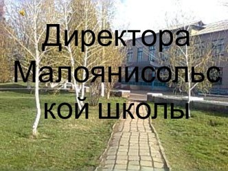 Директора школы